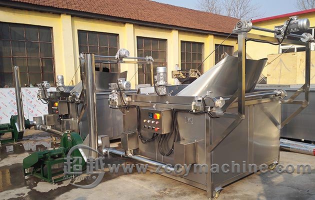 Coal Heating Automatic Deep Fryer Machine