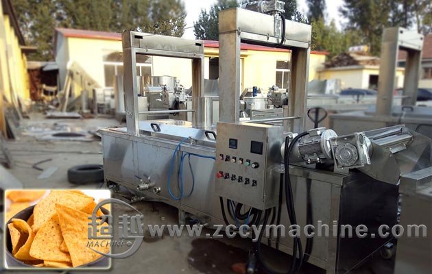 Electric Continuous Fryer Machine for Corn Chips