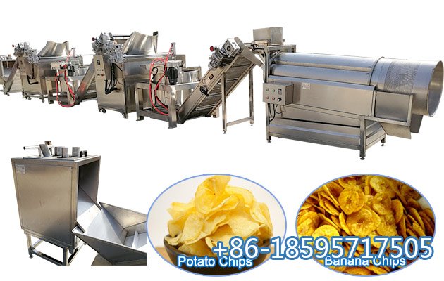 Automatic Potato Chips Manufacturing Equipment|Potato Chips Plant Cost