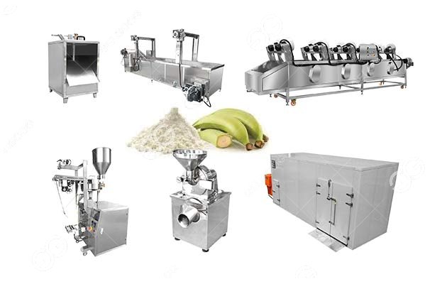 Fully Automatic Banana Flour Production Line 500KG/H
