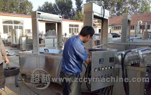 Electric Automatic Chips Fryer Machine