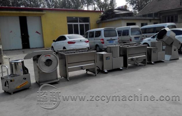 Semi Automatic French Fries Making Machine