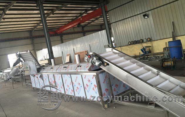 Pickled Chicken Paws Processing Equipment|Chicken Feet Peeling Cutting Machine