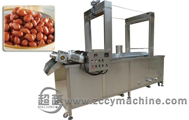 Continous Peanut Frying Machine