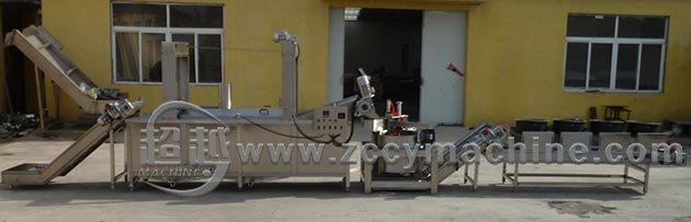 Continuous Broad Bean Fryer Machine