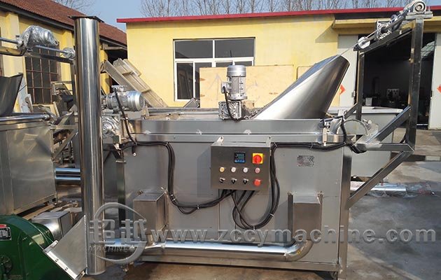 Coal Heating Automatic Fryer Machine