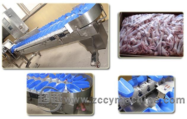 Automatic Chicken Feet Weight Sorting Machine