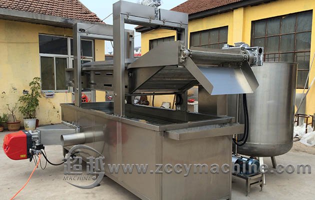 Australia Customer Bought One Set Continuous Peanut Fryer Machine