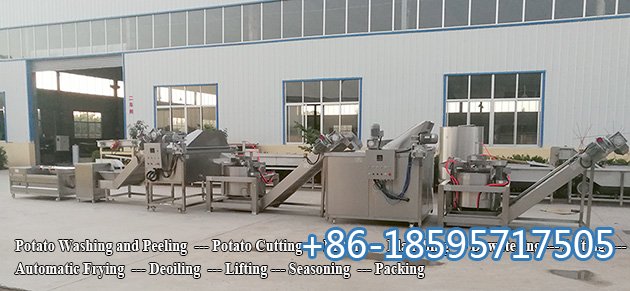 300 kg/h Automatic French Fries Machine
